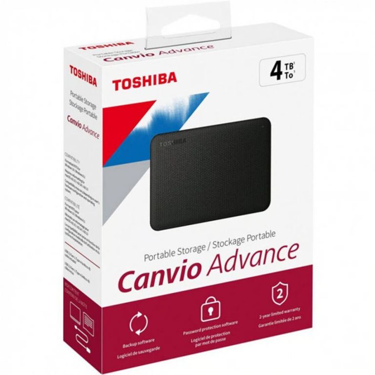 Disco Duro Externo Canvio Advance 4TB - Negro - Portátil