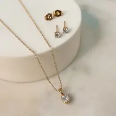 GENERICO - Collar enamorados Bañado en oro - Naif Jewelry