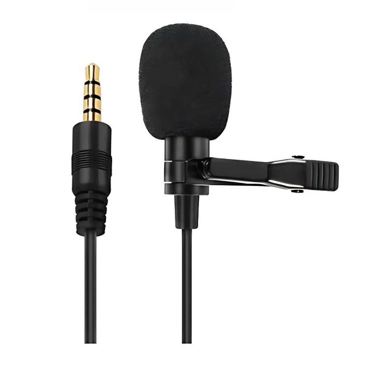 Microfono Solapero Entrevista Perchero Celular MKF01