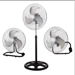 GENERICO - Ventilador 3 en 1 18" GAUSHO 18-3 W PACK X2