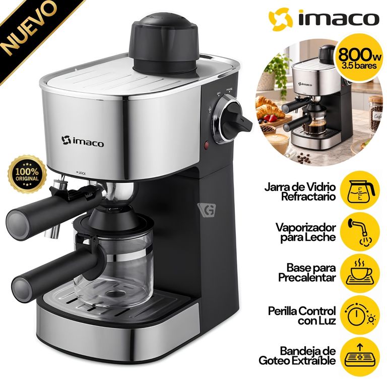 Cafetera Espresso – 4 Tazas 3.5 BAR IECM3503