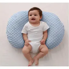 GENERICO - Almohada Y Posicionador De Lactancia Celeste