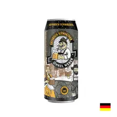 GOURMET 117 - CERVEZA NEGRA BAYERISCH SCHWARZBIER ONKEL WEBER LATA X 500ML