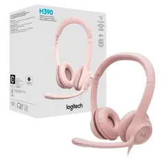 LOGITECH - Audífonos USB Con Micrófono H390 Rosado
