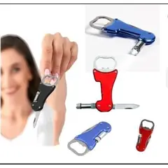 GENERICO - Destapador multifuncional destapador linterna navaja