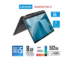 LENOVO - IDEAPAD FLEX 5 14IAU7 INTEL COREI5-1235U 8GB 512SSD IRIS XE 14.0" WUXGA TACTIL