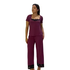 PURPURATTA - PIJAMA AROMA MANGA CORTA