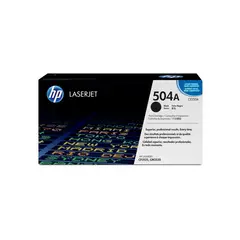HP - Cartucho de Tóner 504A Negro Laserjet