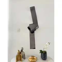 MAP DESIGN HOME - Escultura de Pared Nudo Grafito 120x33x14 cm