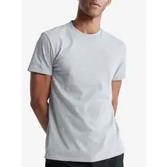CALVIN KLEIN - CAMISETA SS SMOOTH CTTN SLIM SOLID CREW