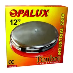 OPALUX - TIMBRE Campana Industrial 12 Pulgadas - 220VAC -