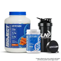 EVOGEN - IsoJect 4 lb Churro + Creatina 300 g + Shaker + Embudo