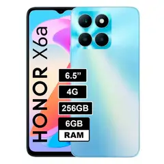 HONOR - Celular X6A Plus 6.5 Pulgadas 256GB 6GB RAM Sky silver