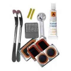 GENERICO - KIT DE PARCHES PARA CICLISMO 4 ELEMNTOS