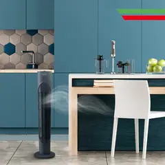 ALFANO - Ventilador de torre de 42 w gris