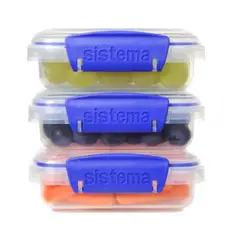 SISTEMA - Kit de 3 Recipientes para Alimento 2159681