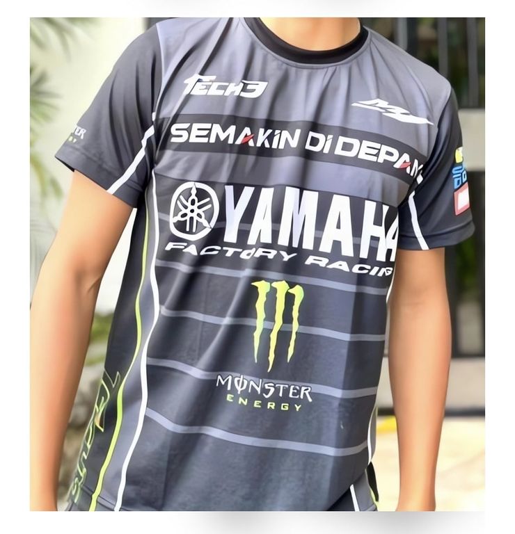 Polo Yamaha Tech3 MT03 R15 Michelin Camiseta MotoGP 46 R6 R1