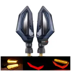 JETLIFE - Direccional Led Para Moto Tipo D Rojo +Ámbar  2pcs