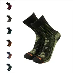 SILVERA NANOTECH - Medias trekking invierno térmicas para montaña nieve de alpaca merino