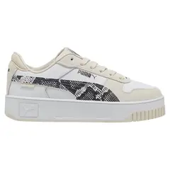 PUMA - Zapatilla Carina Street Snake Chic 401611 01 Blanco para Mujer