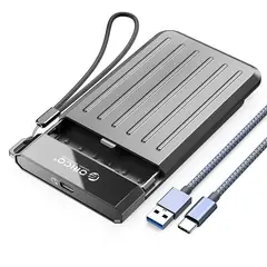 ORICO - Carcasa SSD 2.5 USB C 3.2 6 Gbps con cable USB C