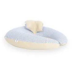 ACOLCHONADITOS - COJIN DE LACTANCIA - BEIGE CON RAYAS PLOMAS