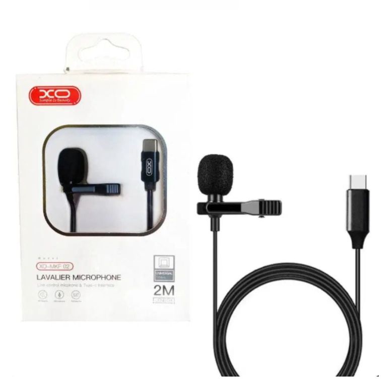 Microfono Solapero Entrevista Perchero Celular MKF02