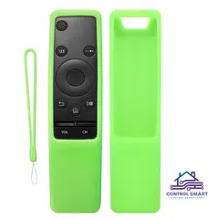 CASE - Funda Silicona Gruesa con Correa para Control Remoto Samsung Curvo