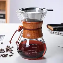 GENERICO - CAFETERA DE GOTEO 800 ML + FILTRO ACERO