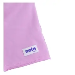 NATA COTON - SHORT NIÑA FRENCH TERRY ROSA