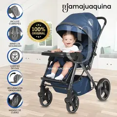 BABY - Coche Cuna de Lujo «BABY PARMAX» Edición Limitada Blue