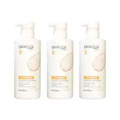 BIOAQUA - Shampoo Anticaspa de Arroz 500ml - 3 und