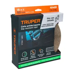 TRUPER - CINTA ANTIDERRAPANTE FOTOLUMINISCENTE 101451