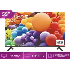 LG - TELEVISOR SMART TV ULTRA HD 55 55UT7300PSA CON THINQ AI 2024