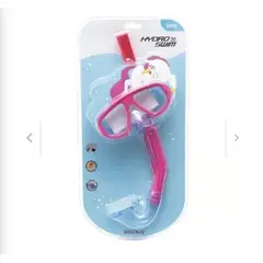 BESTWAY - Snorkel Unicornio para Niñas Fucsia Verano