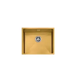 XM - Lavadero de Cocina en Acero Inoxidable Nano Dorado 45x50x23cm
