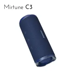 TRONSMART - Parlante Bluetooth Mirtune C3 de 24W y Conexión TWS - Azul