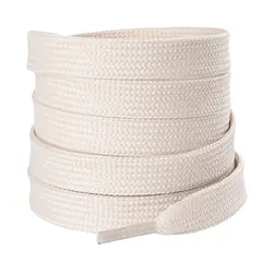 GENERICO - Pasador cordones grueso ancho para zapatillas 1.20m 2 pares