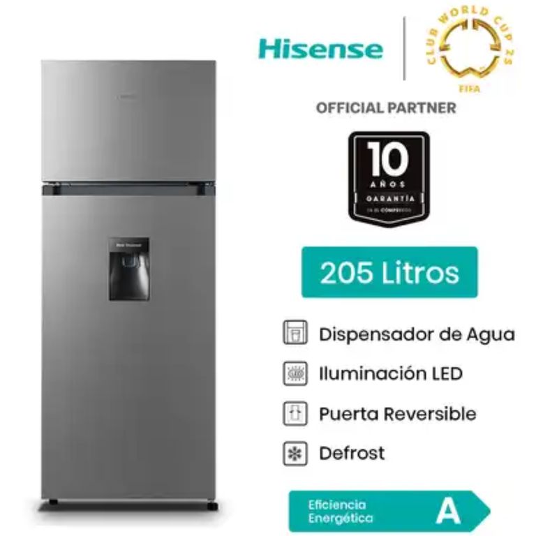 Refrigeradora 205L Top mount Frost RD267H