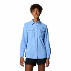 COLUMBIA - Blusa Mujer Pfg Bahama Ii Celeste