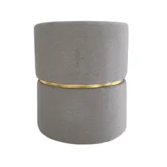 GENERICO - PUFF MARGOT GRIS GOLD