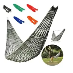 GENERICO - Hamaca de malla atrevida Cuerda de nailon Hamaca individual