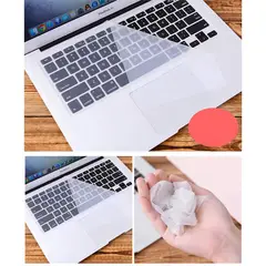 GENERICO - Protector de Silicona Universal para Teclado de Laptop Funda Hasta 15