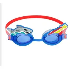 BESTWAY - Gafas de natación para niños protección uv tiburón Verano