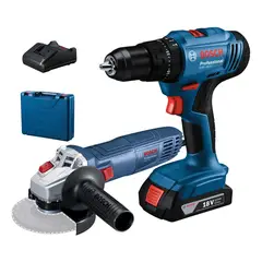 BOSCH - Taladro Percutor 3/8" GSB 183 + amoladora angular 710w