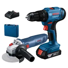 BOSCH - Taladro Percutor 3/8" GSB 183 + amoladora angular 710w