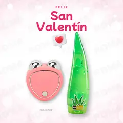 GENERICO - MASAJEADOR FACIAL CON MICROCORRIENTE + GEL ALOE VERA