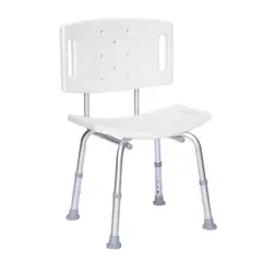 GENERICO - Silla para ducha con respaldar 2 en 1