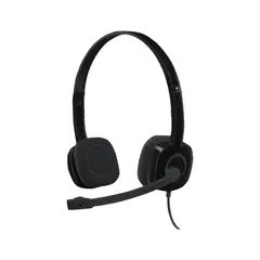 LOGITECH - AUDÍFONOS CON MICRÓFONO H151 STEREO CON CABLE 3 5MM JACK NEGRO