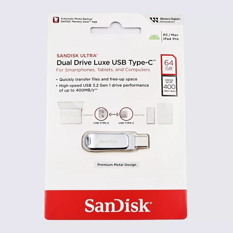 USB DUAL TIPO C-USB DRIVE LUXE 64GB 3.1 400MB/S